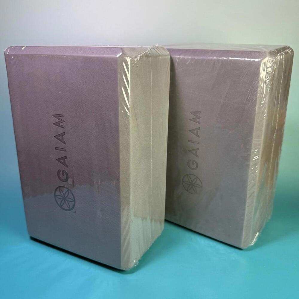 GAIAM FOAM YOGA BLOCKS [BRAND NEW] BUNDLE OF 2